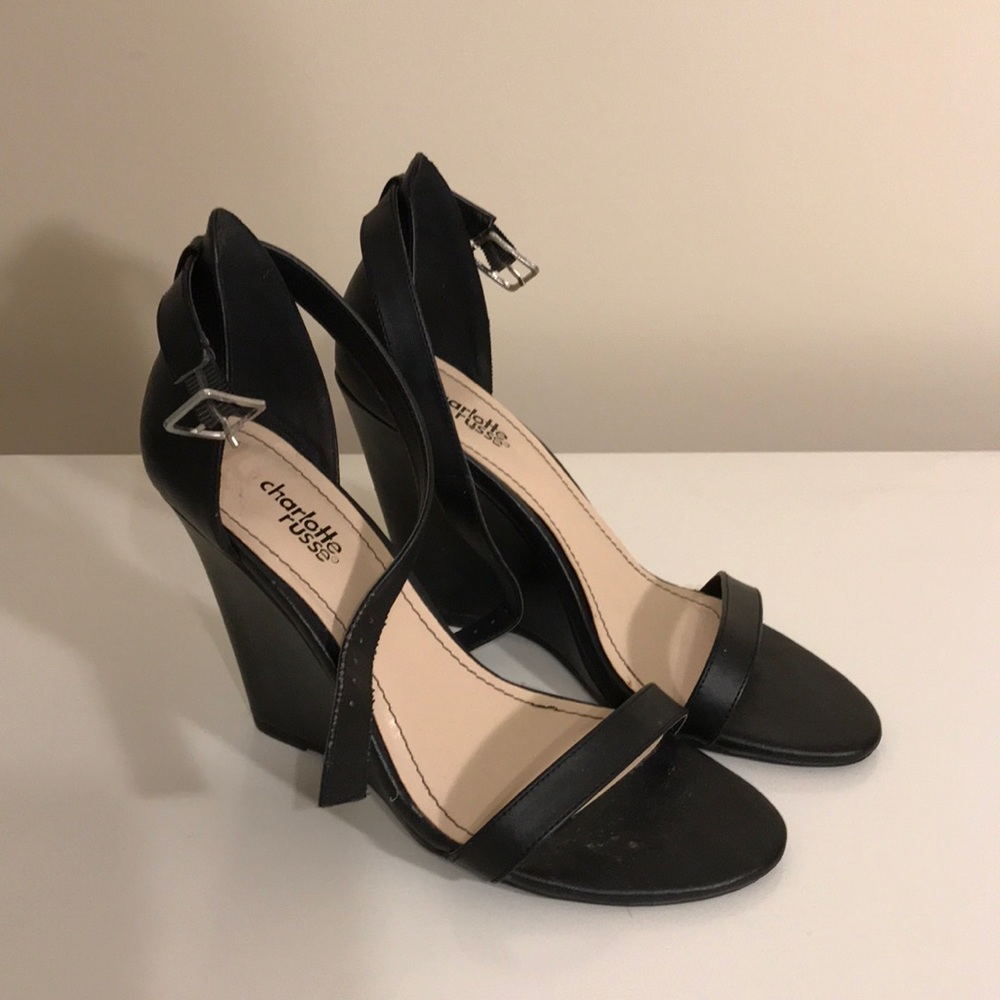 Charlotte Russe strap heel